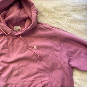Pink champion hoodie